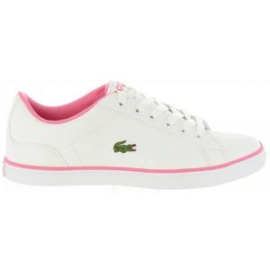 basket blanche lacoste femme pas cher