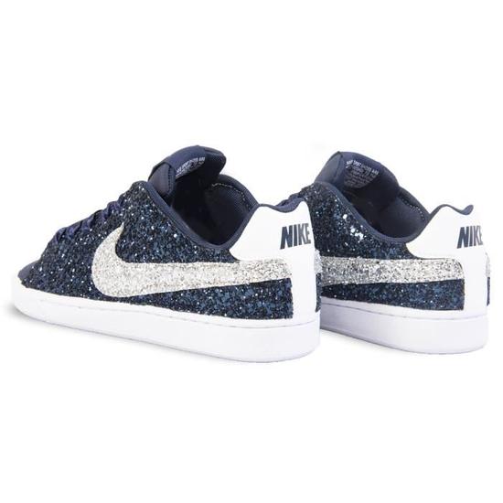 basket noir paillette femme
