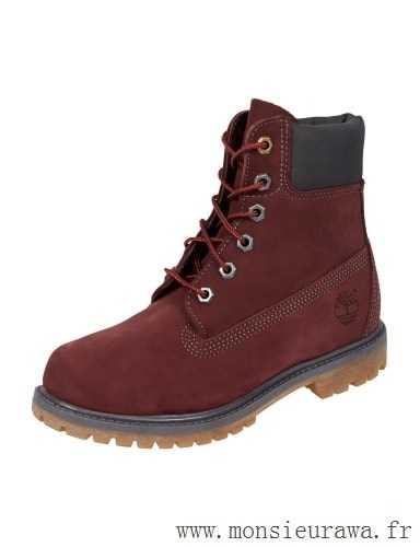 timberland bordeaux femme