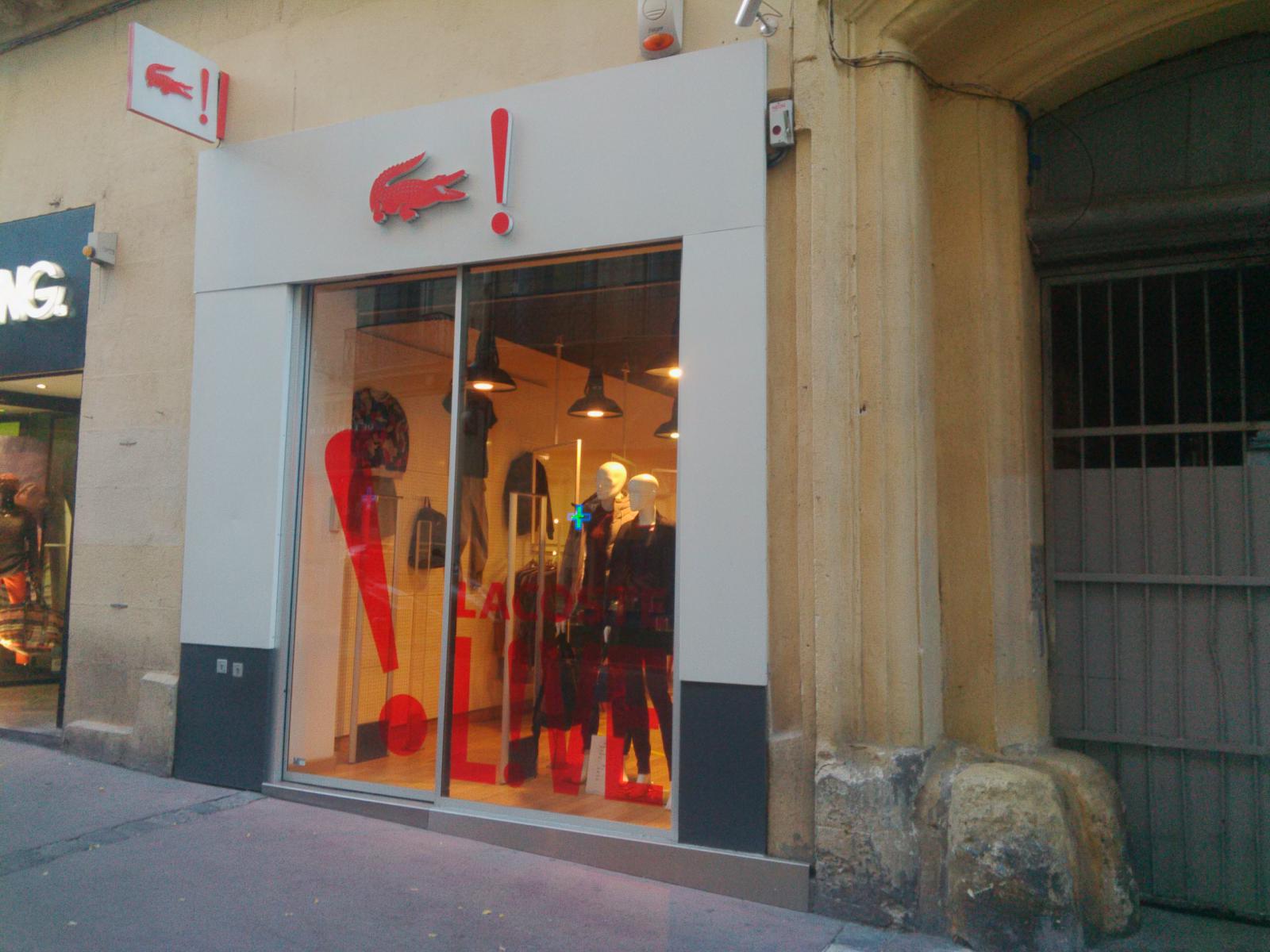 boutique lacoste montpellier
